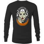 darktide, co, darktideco, d shirt, darktide co d shirt, clothing, shirt, sunshine coast, queensland, t shirt, streetwear, dark clothing, black, chest patch, logo, long sleeve, dead nun