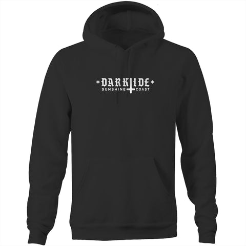 darktide, co, darktideco, d shirt, darktide co d shirt, clothing, shirt, sunshine coast, queensland, t shirt, streetwear, dark clothing, black, chest patch, logo, hoodie, long sleeve, upside down cross