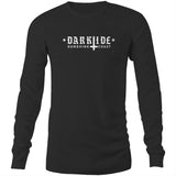 darktide, co, darktideco, d shirt, darktide co d shirt, clothing, shirt, sunshine coast, queensland, t shirt, streetwear, dark clothing, black, chest patch, logo, long sleeve, dead nun